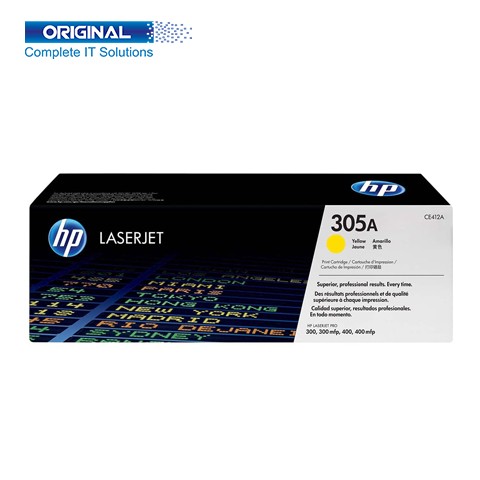 HP 305A Yellow Original Color LaserJet Toner (CE412A)