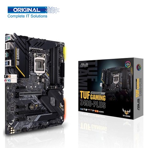 Asus TUF Z490-Plus DDR4 10th Gen ATX Gaming Motherboard