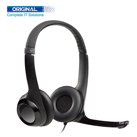 Logitech H390 Stereo USB Black Headphone