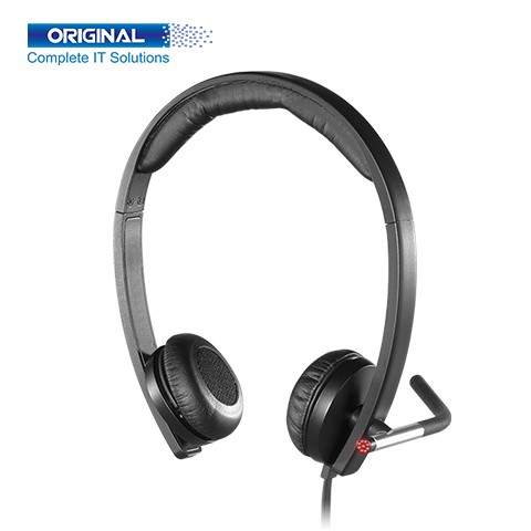 Logitech H650E Stereo USB Black Headphone