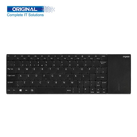 Rapoo E2710 Touchpad Wireless Black Keyboard