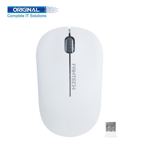 Fantech W188 White Wireless Optical Mouse