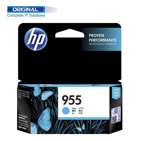 HP 955 Cyan Original Ink Cartridge (L0S51AA)