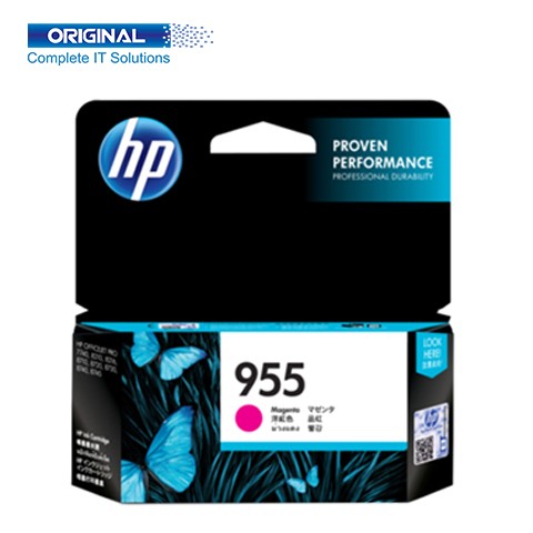 HP 955 Magenta Original Ink Cartridge (L0S54AA)