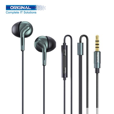 Remax RM-595 In-Ear Wired Black Earphone