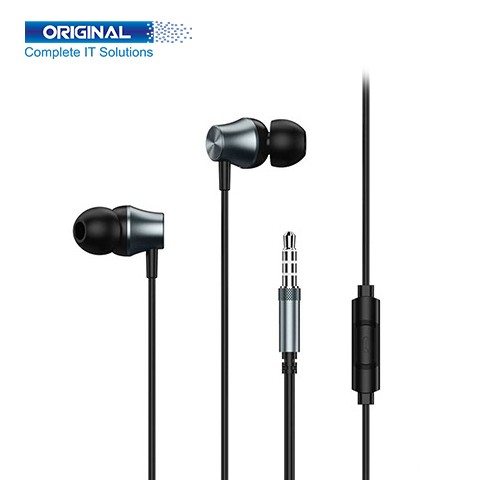 Remax RM-202 In-Ear Wired Black Earphone