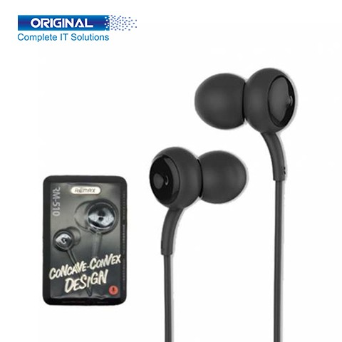 Remax RM-510 In-Ear Wired Black Earphone