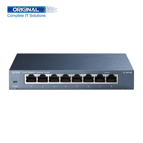 Tp-Link TL-SG108 V4 Gigabit 8-port Desktop Switch