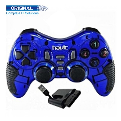 Havit G89W Wireless Blue Vibration Gamepad