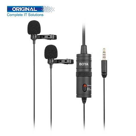 Boya BY-M1DM Dual Omni-directional Lavalier Microphone