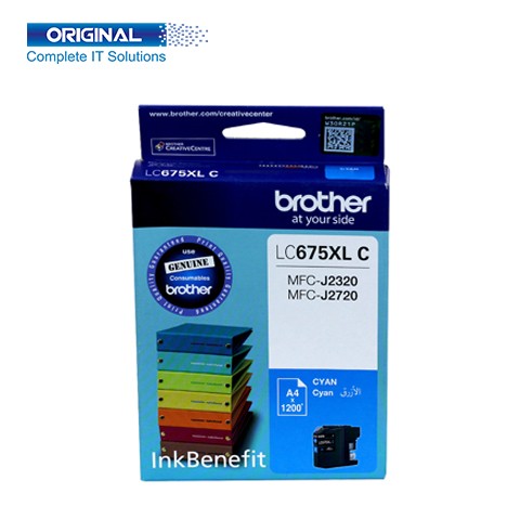 Brother LC-675XL Cyan Original Ink Cartridge