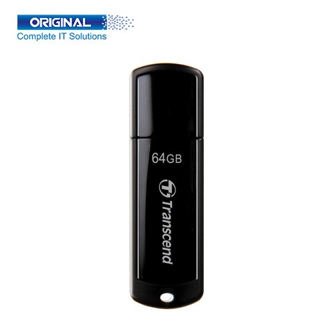 Transcend JetFlash 700 64GB USB 3.1 Gen 1 Black Pen Drive