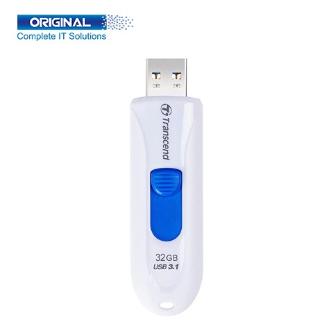 Transcend JetFlash 790 32GB USB 3.1 White Pen Drive