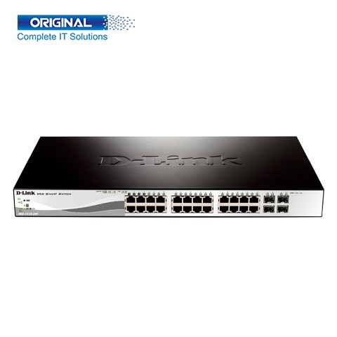 D-Link DGS-1210-28P 28-Port  Smart Managed PoE Switch