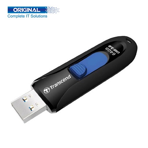 Transcend JetFlash 790 64GB USB 3.1 Black Pen Drive