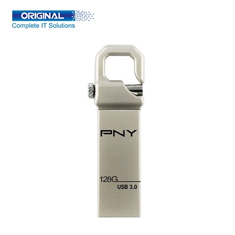 PNY Hook Attache 128GB USB 3.0 Silver Pen Drive