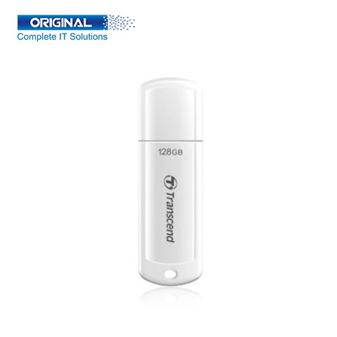 Transcend JetFlash 730 128GB USB 3.1 White Pen Drive