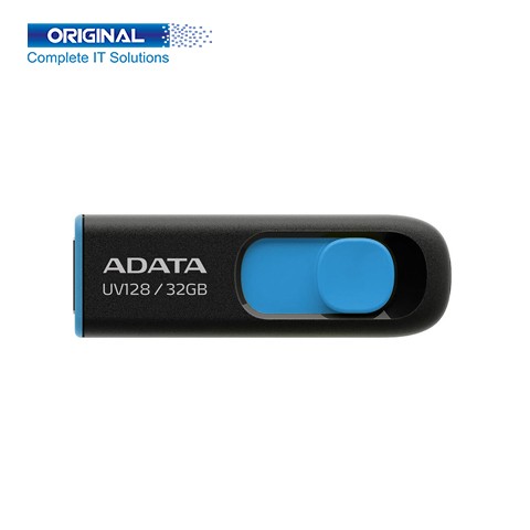 ADATA UV128 32GB USB 3.2 Black-Blue Pen Drive