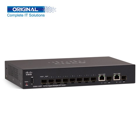 Cisco SG350-10SFP-K9-EU 10-Port Gigabit Managed Switch