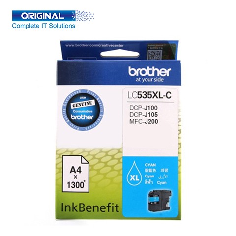 Brother LC-535XL Cyan Original Ink Cartridge