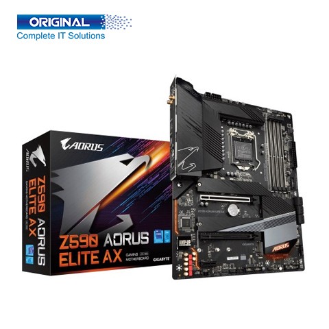 Gigabyte Z590 AORUS Elite AX 10th and 11th Gen ATX Motherboard