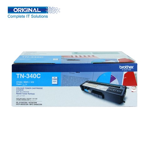 Brother TN-340C Cyan Original Laser Toner