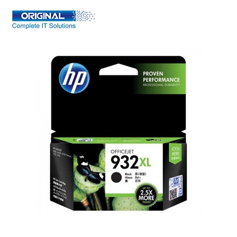 HP 932XL High Yield Black Original Ink Cartridge (CN053AA)