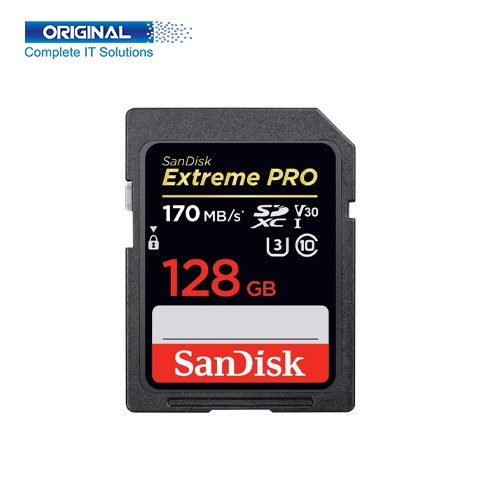 SanDisk Extreme PRO 128GB SDXC UHS-I Memory Card
