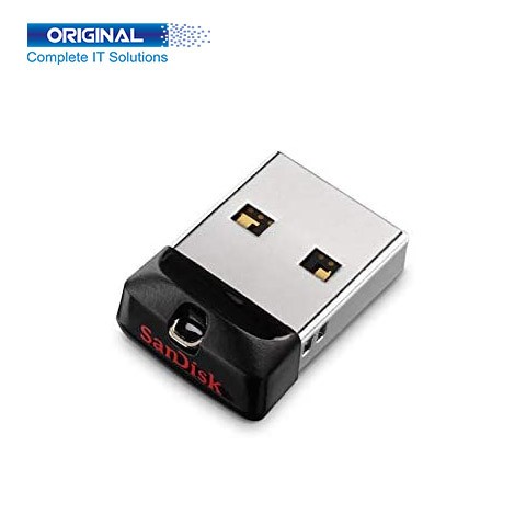 Sandisk Cruzer Fit 64GB USB 2.0 Black Pen Drive