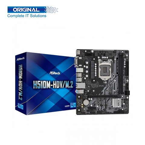 ASRock H510M-HDV/M.2 10th and 11th Gen Micro ATX Motherboard