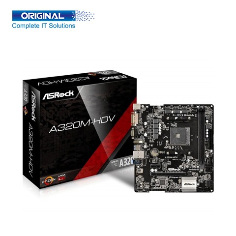 ASRock A320M-HDV DDR4 3rd Gen AMD AM4 Socket Motherboard