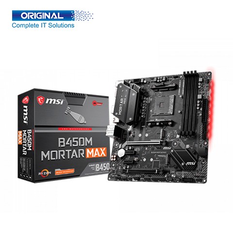 MSI B450M MORTAR Max DDR4 AMD AM4 Socket Gaming Motherboard