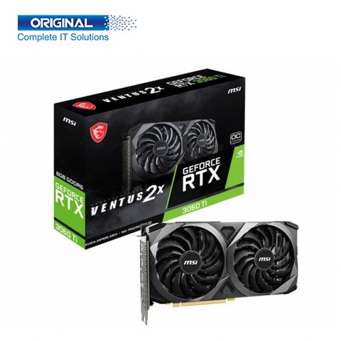 MSI GEFORCE RTX 3060 Ti VENTUS 2X 8G OCV1 LHR Graphics Card