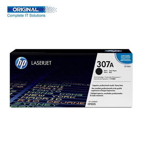 HP 307A Black Original Color LaserJet Toner (CE740A)