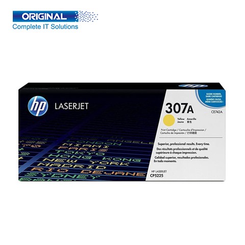 HP 307A Yellow Original Color LaserJet Toner (CE742A)