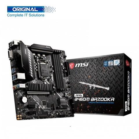 MSI MAG B460M BAZOOKA 10th Gen Intel LGA1200 Motherboard