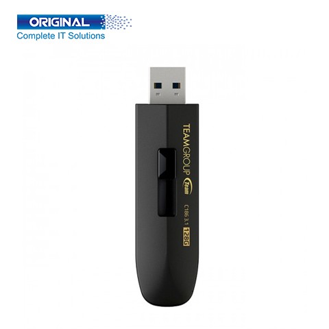 Team C186 128GB USB 3.2 Black Pen Drive
