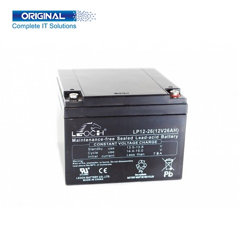 Leoch LP12-26 (12V 26AH) Sealed Lead Acid Battery