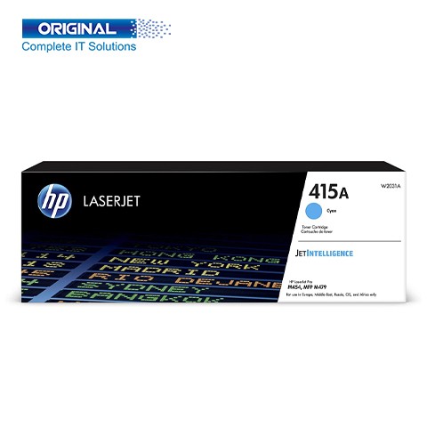 HP 415A Cyan Original Color LaserJet Toner (W2031A)