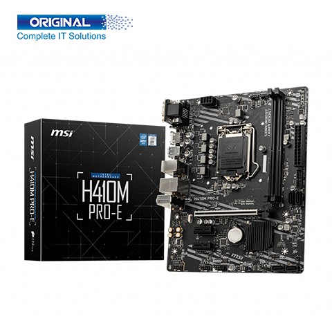 MSI H410M PRO-E DDR4 10th Gen Micro-ATX Motherboard