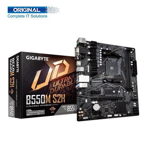 Gigabyte B550M S2H AM4 AMD Micro ATX Motherboard