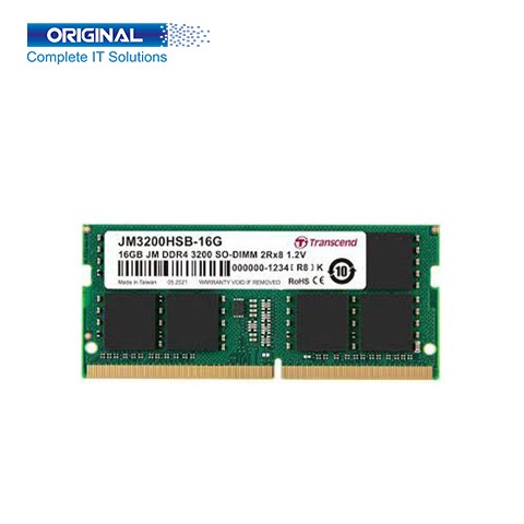 Transcend Jet RAM 16GB DDR4 3200MHZ Laptop Ram