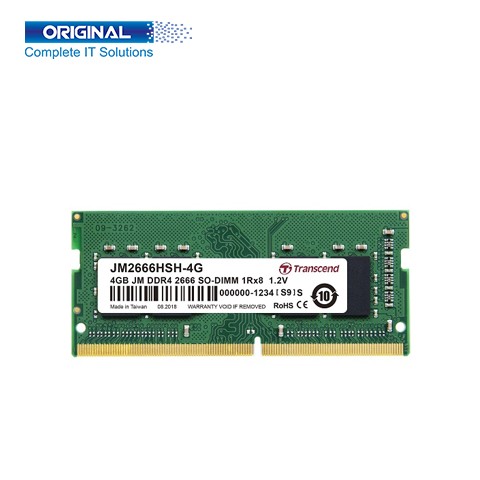 Transcend JetRAM 4GB DDR4 2666MHz Laptop Ram