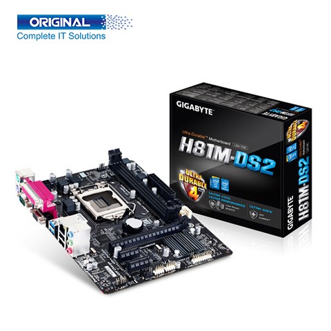 Gigabyte GA-H81M-DS2 4th Gen Micro ATX Motherboard