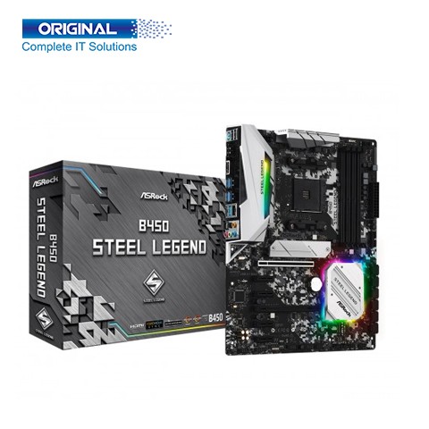 Asrock B450 Steel Legend DDR4 AMD AM4 Socket Motherboard