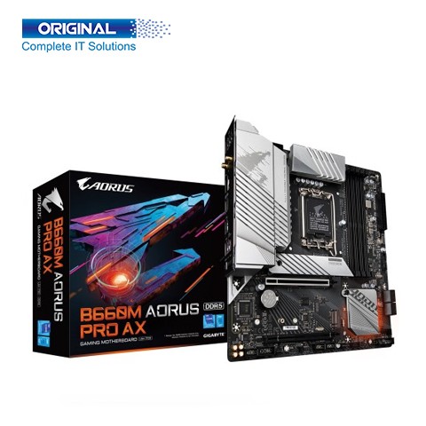 Gigabyte B660M Aorus Pro AX DDR5 12th Gen Micro ATX Motherboard