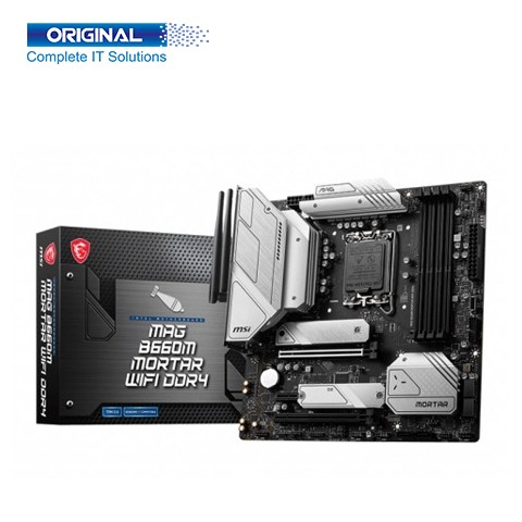 MSI MAG B660M MORTAR WIFI 12th Gen DDR4 Motherboard