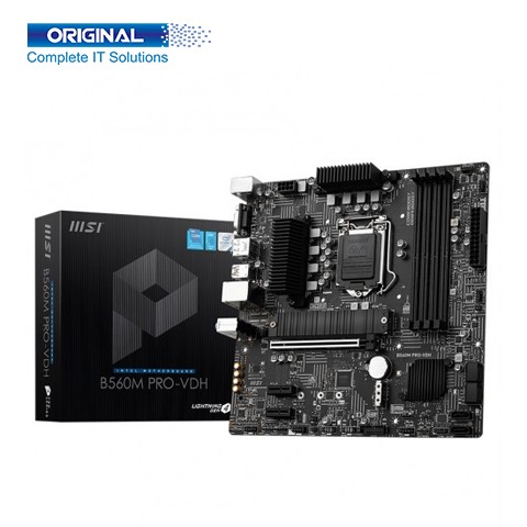 MSI B560M PRO-VDH 10th and 11th Gen Micro ATX Motherboard