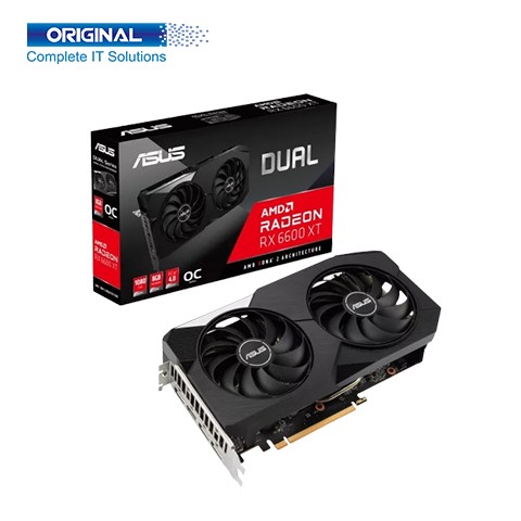 ASUS Dual Radeon RX 6600 XT OC Edition 8GB GDDR6 Graphics Card