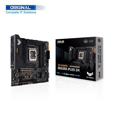 Asus TUF GAMING B660M-PLUS D4 12th Gen mATX Motherboard